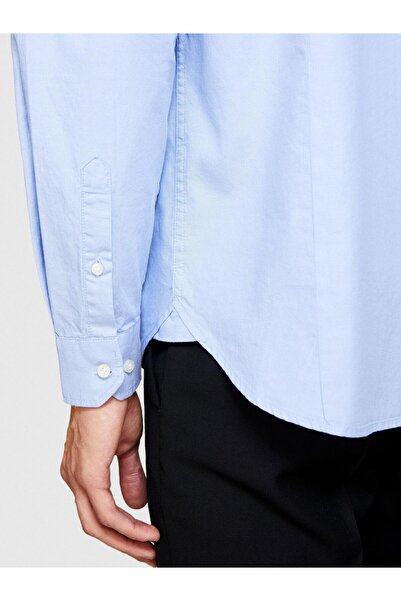 Sisley Ανδρικό πουκάμισο Oxford 100% βαμβακερό με πλισέ στην πλάτη 323A5ELCSQ02E-SIS911