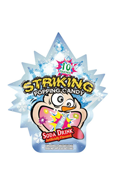 Striking حلوى بوبينغ كاندي 15 جرام مشروب غازي فلفي × 6