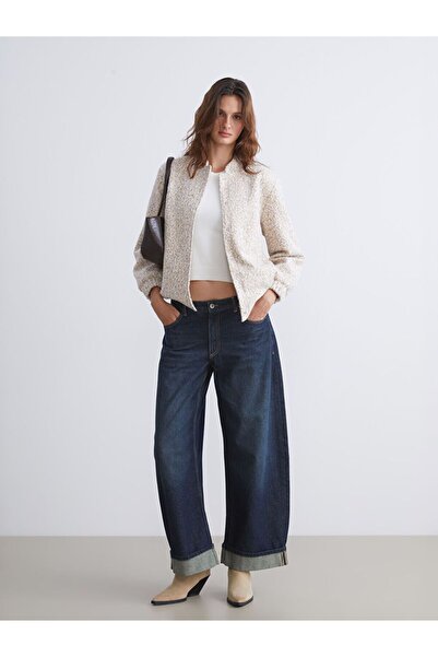 LC Waikiki LCW Vision Dik Yaka Kadın Kaşe Ceket