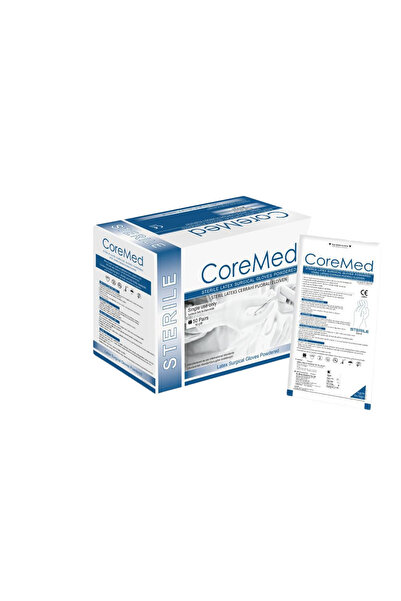 Bimel COREMED STERİL CERRAHİ LATEKS PUDRALI ELDİVEN 7 BEDEN 50 ÇİFT