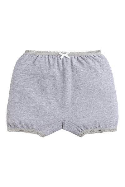 Victor and Jane By Styli Pack of 3 - Girls Solid Bloomers with Bow Detail