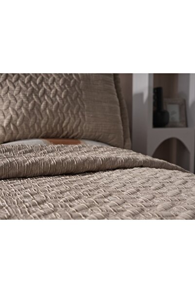 Store Mirage Yatak Örtüsü Bej - Çift Kişilik