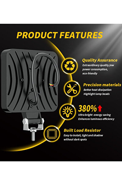 Generic Multi-scenario LED Floodlight | IP68 Dustproof/Waterproof | Operating Range: -10 °C to 80 °C