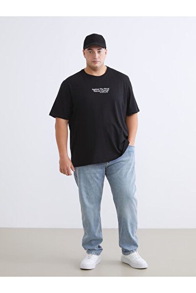 LC Waikiki Ανδρικό τζιν παντελόνι μεγάλου μεγέθους 710 Loose Fit