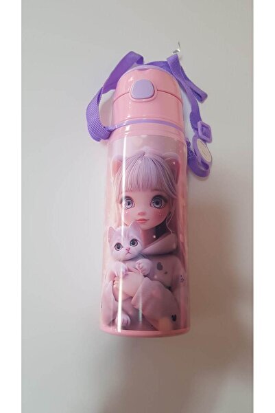 Mikro 600ml Alüminyum Matara Kız İçin