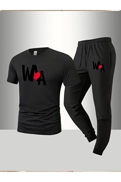 CLASİVA طقم بدلة رياضية مطبوعة بتصميم خاص للجنسين