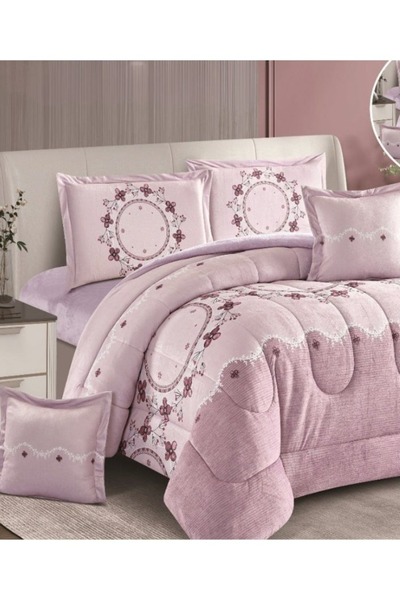 smart home Double-sided winter Comforter (velvet side & fur side) Filled bedspread, 4piece duvet set, 230x170cm