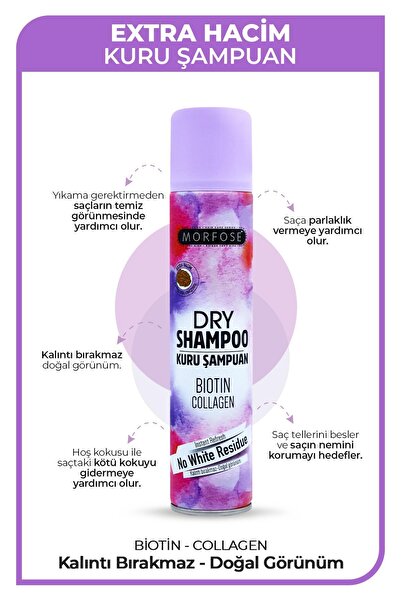 Morfose Kuru Şampuan Extra Hacim 2 li Set