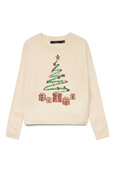 Veromoda Curve Strickpullover VMCGLITTER Strickpullover