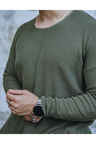 Zen And Men Open V-Neck Knitwear Sweater
