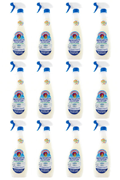 Chanteclair Set of 12 Degreaser Spray with Baking Soda, 600 ml