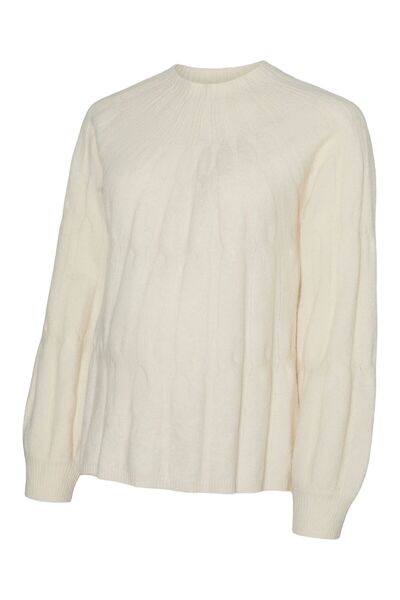 Vero Moda Maternity Strickpullover Normal geschnitten Hoch geschlossen Pullover