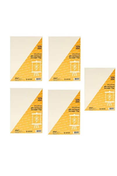 esila KAĞITÇILIK Dış Tic. Ltd. Şti. Teksir Kağıdı A4 125 Li 5'li (2,35 KG)