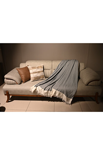 Balıksırtı Peştemal Koltuk Örtüsü 165x215cm Koltuk Şalı