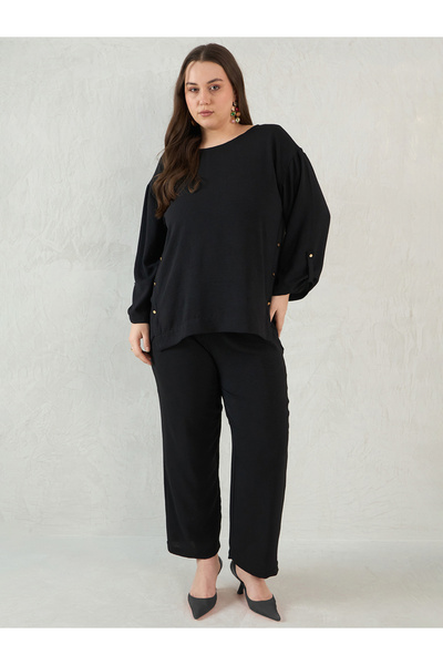 Femmella By Styli طقم قصة مريحة بمقاسات كبيرة