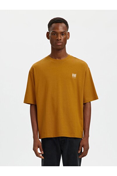 Selected Homme T-Shirt mit Rundhalsausschnitt Print