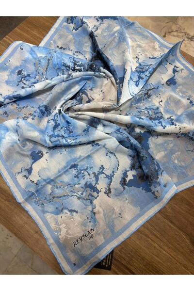 AGORATEKSTİL Eșarfă de damă din bumbac cu model de marmură