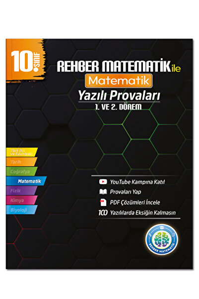 REHBER MATEMATİK YAYINLARI 10. Sınıf Matematik Yazılı Provaları