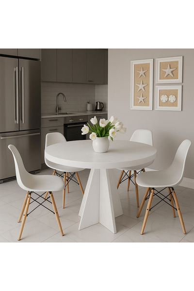 Arvessohome Yıldız Model 90 Çaplı 75 cm yükseklikli (36 mm KALIN KENARLI) (SA...