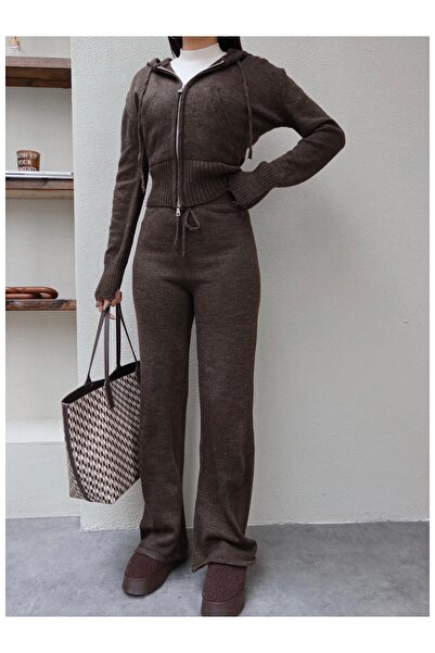 ESRAHELVACI Double Zipper Knitwear Set