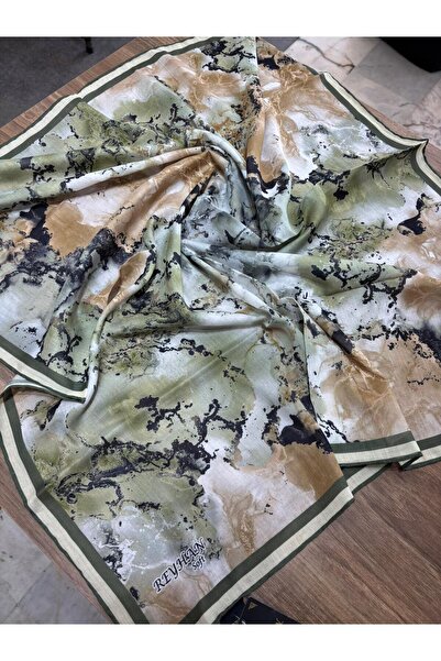 AGORATEKSTİL Eșarfă de damă din bumbac cu model de marmură