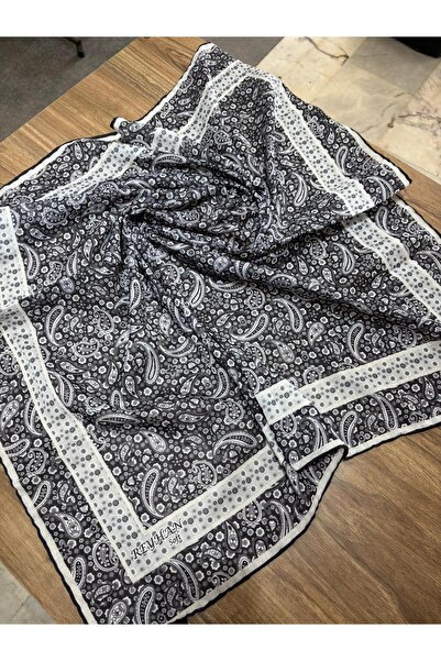 AGORATEKSTİL Γυναικείο κασκόλ με μοτίβο από βαμβακερό σάλι