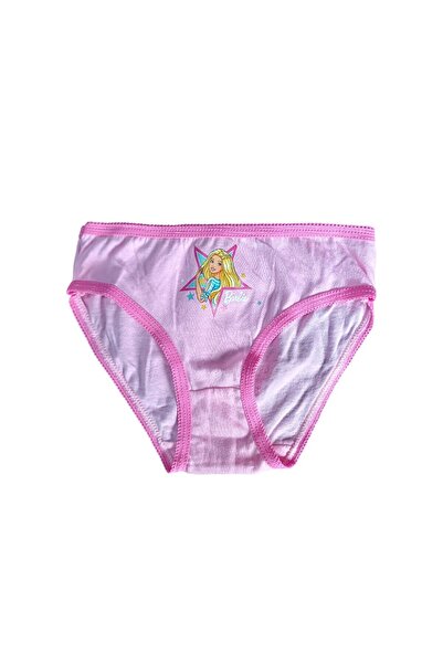 Barbie Set 3 perechi chiloți fete, multicolor, 100% bumbac, Happy,