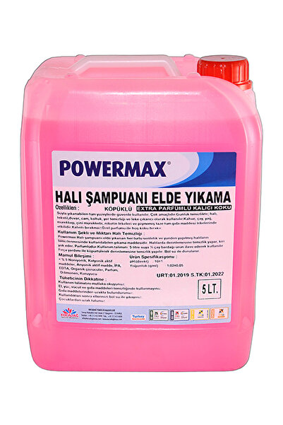 powermax Halı Şampuanı Elde Yıkama 5 Litre - PWRMX031