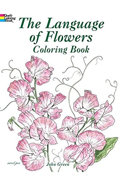 Dover The Language Of Flowers Coloring Book