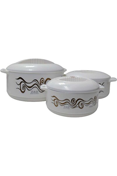 ZAD Hot Pot Set 3 Pcs 850ML, 1500ML, 2500ML