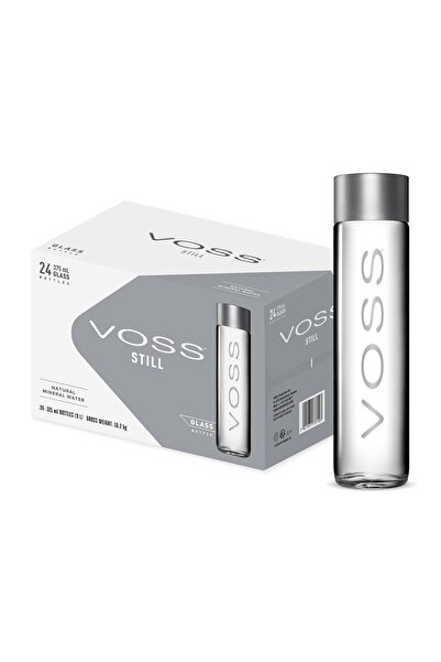 voss زجاجات مياه معدنية ارتوازية ٢٤ × ٣٧٥ مل