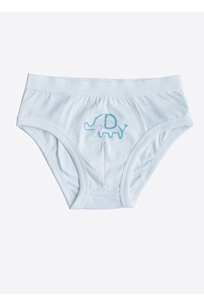kitikate Organic Elephant 3-Pack Panties Blue