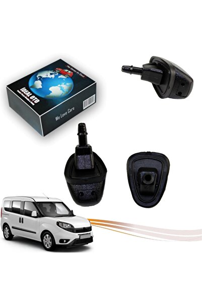 İDEAL OTOMOTİV Fiat Doblo Fiorino Punto Nemo Bipper Uyumlu Arka Cam Silecek Su Fıskiyesi - OEM: 60666173