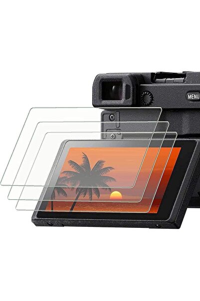 PCTC واقي شاشة من الزجاج المقوى لكاميرات سوني ألفا A6600/A6400/A6100/A6000 - ...