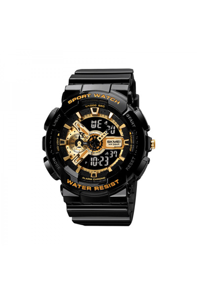 Skmei Ρολόι SKME Dual Time για άνδρες με χρονόμετρο και ξυπνητήρι ημερομηνίας