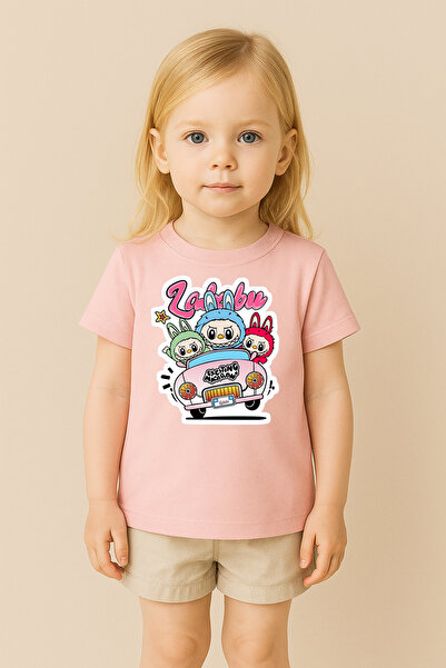 SVART WEAR Labubu Print Toy cu imprimeu Tricou cu tricou modele pentru copii ...