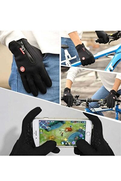 Uniquetrenders Унісекс Вітрозахисні та водостійкі нековзні сенсорні рукавички з термоізоляцією