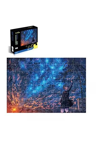 Arthink Puzzle Fosforescent 96 Piese - Cer Instelat