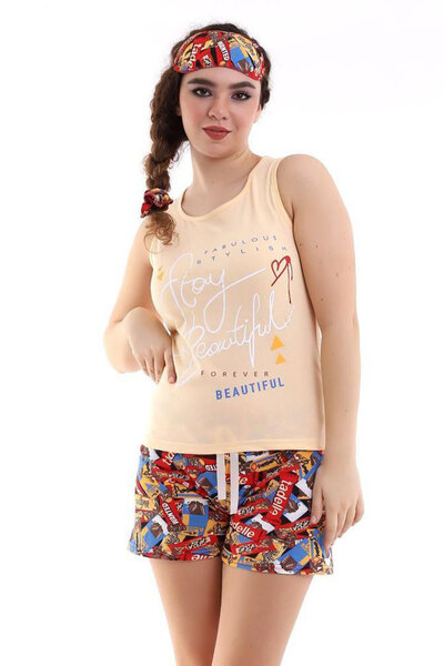 Welike Pijamale scurte dama cu desene Calimera