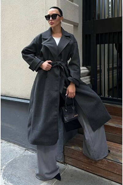 My Blog Dunkelgrauer Frankfurt-Mantel - 408021