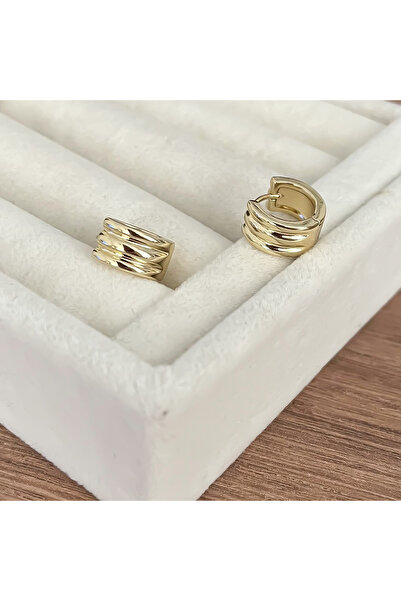 ATELİER GİZEM Xuping kararmaz 14k gold çelik kadın küpe