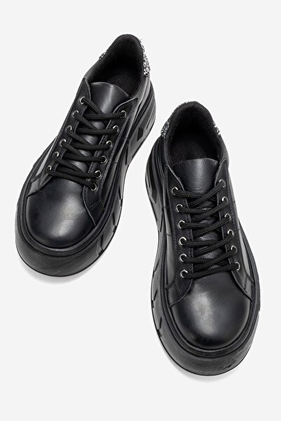 Zeynep Sıradağlı Abalin Kadın Spor Ayakkabı Siyah