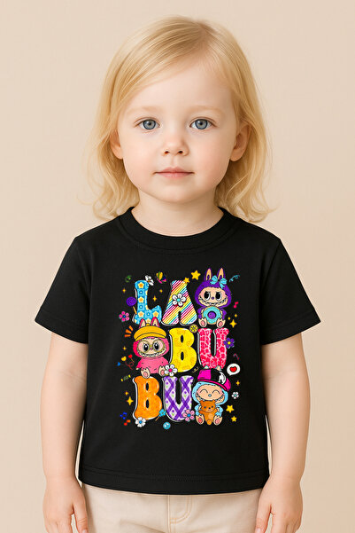 SVART WEAR Labubu Print Toy cu imprimeu Tricou cu tricou modele pentru copii ...