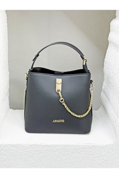 Armine 222 Chain Detail Both Handbag and Crossbody Bag for Women