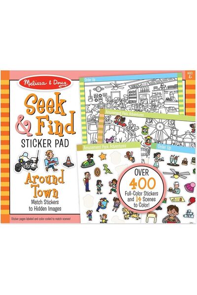 Ingram Seek & Find Sticker Pad Around Town