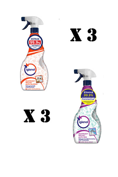 Igienol X 6 PACHET BAIE+BUCATARIE