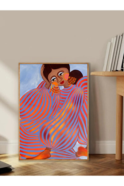 Tuba Decor Tablo dintr-o singură bucată cu rame din lemn pentru sufragerie, sufragerie, bucătărie