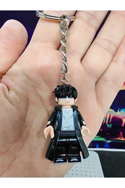 myminitoys سلسلة مفاتيح صغيرة على شكل شخصيات أنمي سولو ليفلينغ كهدية