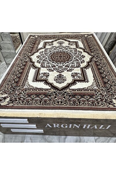 İpek Etnik Desen Krem Halı Halı ARGIN HALI