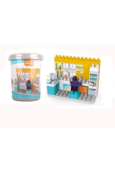 TSUMAB مجموعة ألعاب مطبخ مكعبات البناء - لعبة بناء إبداعية للأطفال